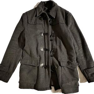 Parasuco pea coat with renovable hood